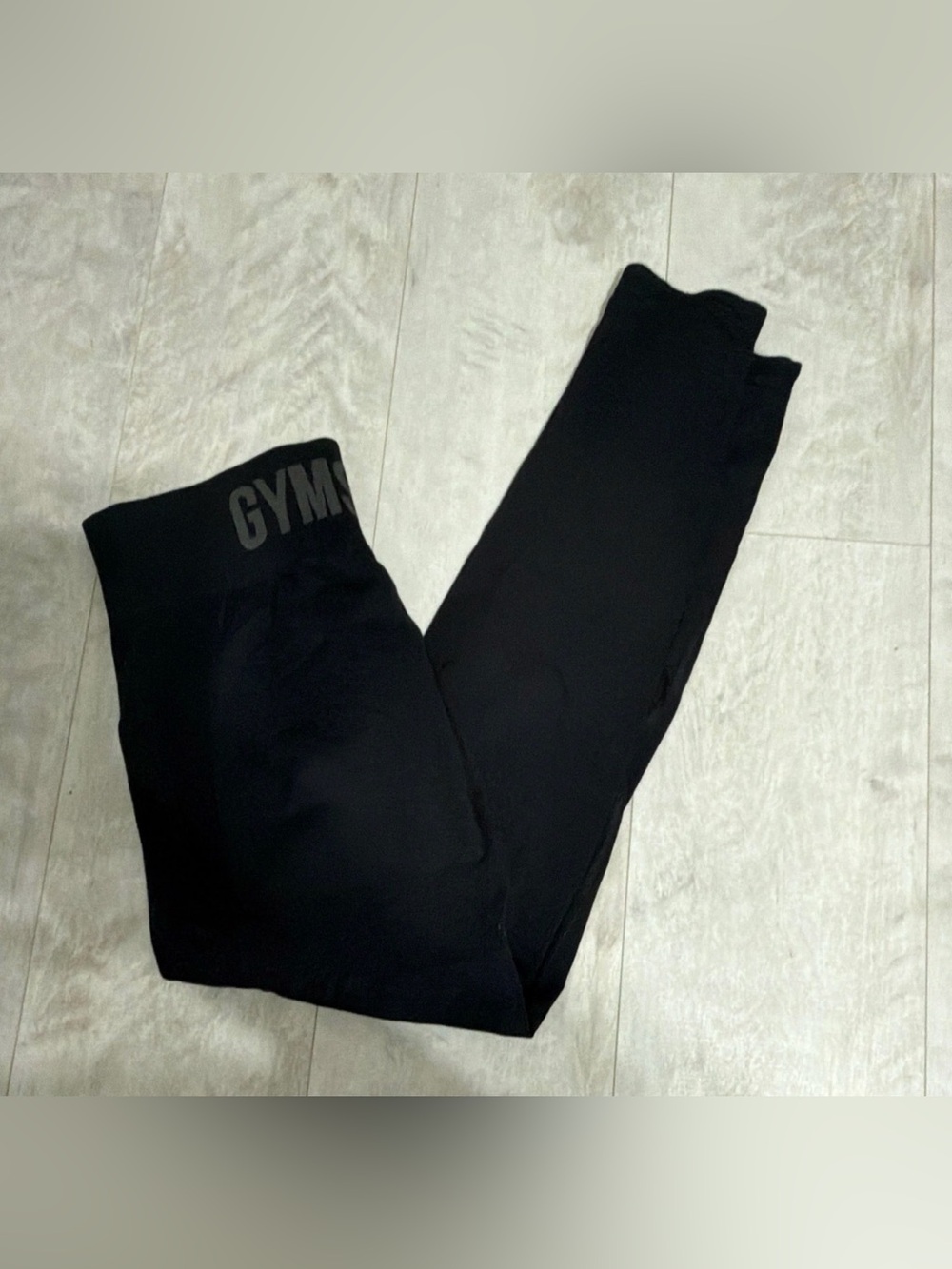 Gymshark Black High-Rise Seamless Leggings